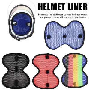 Breathable M otorcycle Helmet Insert Liner Cap Cushion Pad Quick New - Picture 1 of 12