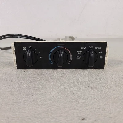 94-98 Mustang HVAC Control Head W/ Cables Climate AC Heat Control Aa7407 - Image 1 of 4