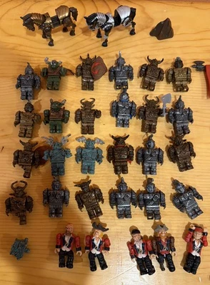 Mega Bloks Lot w/figures And Parts For Pirate Ship and Dragons 9lbs - Image 1 of 4