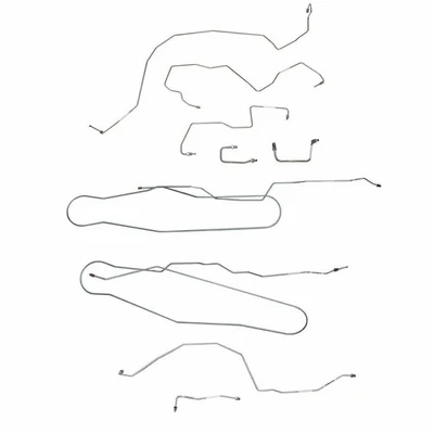 Kit completo de línea de freno para Ford F-350 2011-2016 doble cabina platón corto CBK0691SS Foto 1 de 2