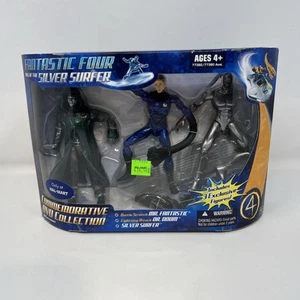Fantastic Four Rise Of The Silver Surfer 3 Figure Walmart Dr. Doom Mr. Fantastic - Picture 1 of 9
