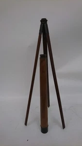 Vintage Wooden Surveyor Tripod with Metal Mount Antique Equipment Collectable - Picture 1 of 11