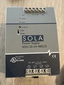 SOLA EMERSON SDN 20-24-480CD POWER SUPPLY  SDN2024480CD - Picture 1 of 3