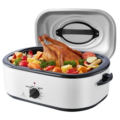 Electric Roaster Oven 22QT Turkey Roaster Oven with Self-Basting Lid 1450W - Image 1 of 4