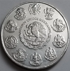 Mexico Liberty 2003, 1 Oz .999 Fine Silver Coin, Una Oz Libertad Plata Pura .999 - Bild 1 von 1