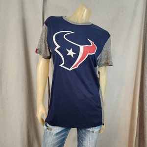 Ultra Game NFL Houston Texans Blue Crew Neck Short Slv Shirt Top SMALL NEW - Picture 1 of 8