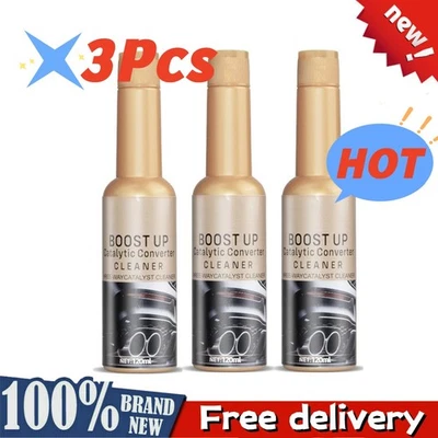 3pcs Auto Vehicle Engine Catalytic Converter Cleaner Deeply Cleaning 120ml-☾ - Image 1 of 4