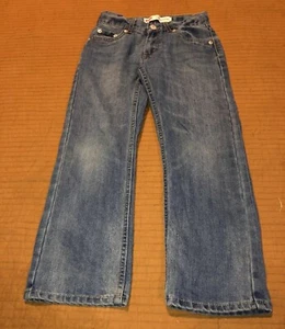 Levis 505 Boys Regular Fit Straight Leg Jeans Size 8 Slim Boys 22 X 22 - Picture 1 of 7