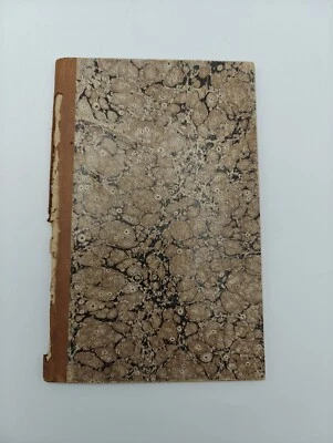 1861 Civil War Era Spelling Book Antique Schoolhouse Primer Marbled Cover Rare - Image 1 of 4