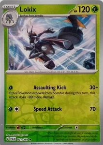 2021/1993 LOKIX REVERSE HOLO PALDEA EVOLVED POKEMON KARTE - Bild 1 von 1