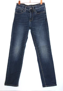 Old Navy Girl's 10 Slim Adjustable Waist Stretch Denim Blue Jeans 24x25 - Picture 1 of 4