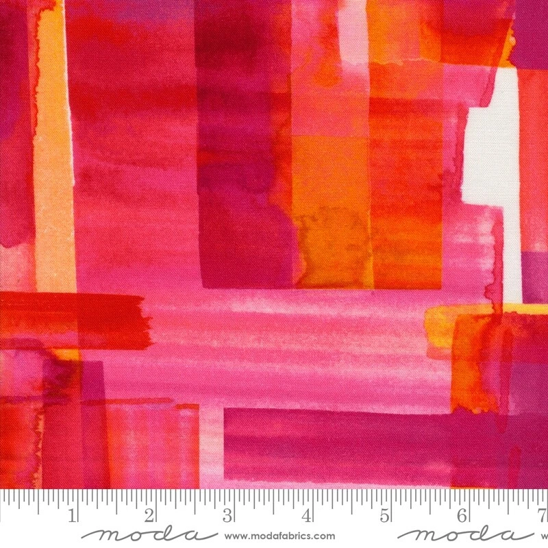 Playgrounds  Plaid Pink Amarilys Henderson for Moda 1/2 YD 2263 11 - Image 1 of 1