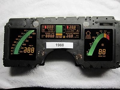 Corvette 1988 puerto afinado tablero digital cuadro de instrumentos reconstruido 85 86 87 84 89 Foto 1 de 4