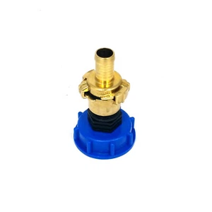 AAT101 Auslaufstutzen IBC-Container-Zubehör-Regenwasser-Garten-Zisterne-Adapter - Bild 1 von 11