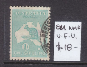 KANGAROO:  1/ GREEN  SM WMK  SUPERB  USED - Picture 1 of 1