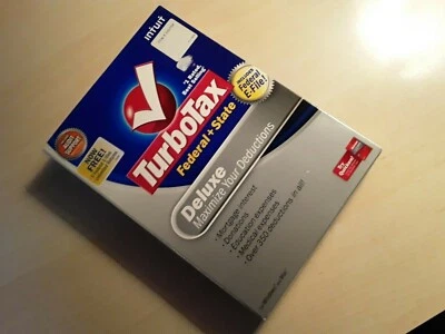 Turbo Tax Deluxe Federal State 2008 - Image 1 of 4