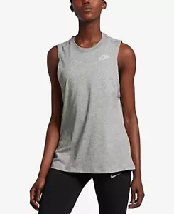 Camiseta sin mangas para mujer The Nike seca para correr; gris (amplio XL) - Imagen 1 de 1