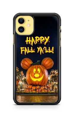 Funda de teléfono personalizada Mickey Pumpkin Happy Fall para iPhone Samsung Google Pixel Foto 1 de 4