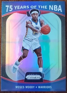 2021-22 PANINI PRIZM OPTIC MOSES MOODY 75 YEARS OF NBA HOLO CARD #22 NM/MT - Picture 1 of 2