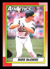 Card: Baseball - Mark McGwire #690 - 1990 Topps Chewing Gum Inc ~ NM+