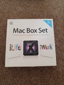 Apple Mac Box Set (MB998Z/A) Inc 3x DVD Mac OSX 10.5 Leopard, iLife’09, iWork’09