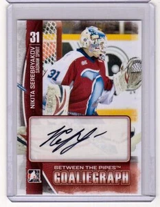 NIKITA SEREBRYAKOV 13/14 ITG BTP Between Pipes Goaliegraph Rookie Auto Autograph - Picture 1 of 1