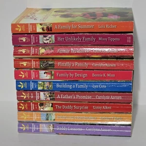 10 Romance Books Love Inspired Christian Inspirational Family Daddy Father - Picture 1 of 14