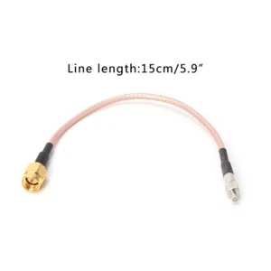 Straight TS9 Female Jack To SMA Male Plug RG316 Coaxial Pigtail Cable Assembly E - Zdjęcie 1 z 7