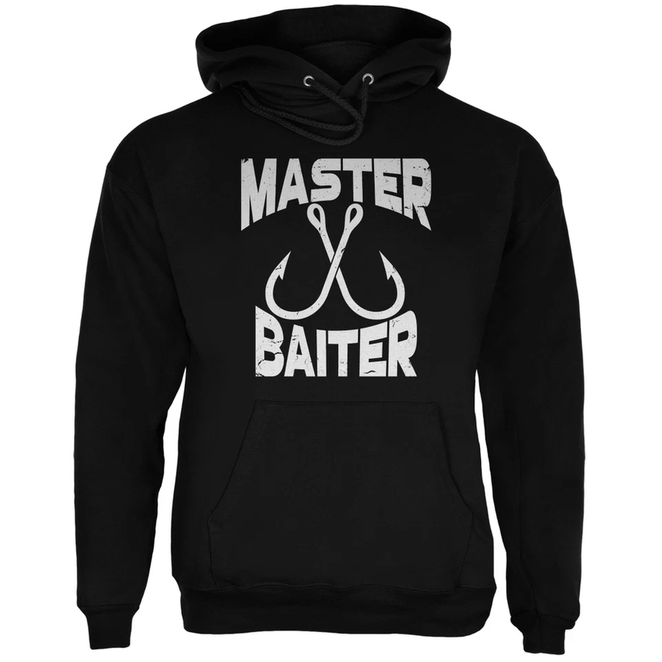 Sudadera con capucha Master Baiter negra para adulto Foto 1 de 1