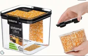 Sistema Ultra Tritan luftdichter Kristall (700 ml) durchsichtige Küchenaufbewahrungsbehälter - Bild 1 von 4