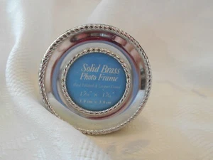 UNBRANDED- 1.25''- 2.5'' TOTAL SILVER/BRASS FRAME - Picture 1 of 1