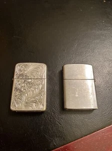 Vintage Lighters Storm King Scroll Work For Parts And Working Reliance Lighter - Picture 1 of 5
