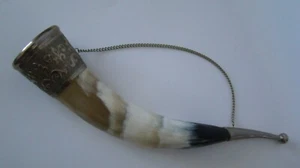Trinkhorn Wikinger Horn Trinkbecher – VINTAGE-Wanddekoration und Sammelstück - Bild 1 von 5