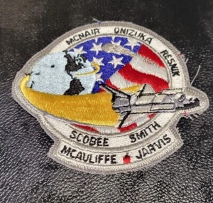CHALLENGER SPACE SHUTTLE EMBROIDERED PATCH NASA MCAULIFFE SCOBEE MCNAIR SMITH - Picture 1 of 1