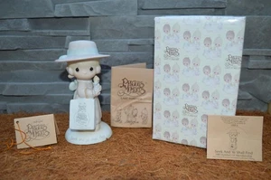 Precious Moments ~ 1985 Charter Member ~ Seek & Ye Shall Find E-0105 ~ 🕊 Stamp - Picture 1 of 8