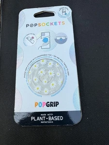 PopSockets Pop Grip & Stand- Floral Translucent He Loves Me Not - Picture 1 of 3