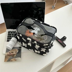 Cartoon Nylon Cosmetic Bag Handbag Skincare Storage Bag Outdoor - Picture 1 of 7