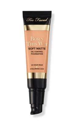 TOO FACED BORN THIS WAY SOFT MATTE OIL CONTROL FOUNDATION LIGHT BEIGE NEW - Image 1 of 4