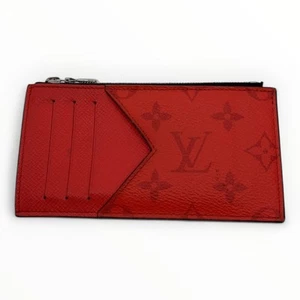 Cartera para mujer LOUIS VUITTON tarjetero Taigarama Rouge patrón completo - Imagen 1 de 5
