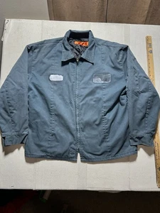 Vintage RedKAP mechanic quilted Eisenhower jacket size XL Green - Picture 1 of 6
