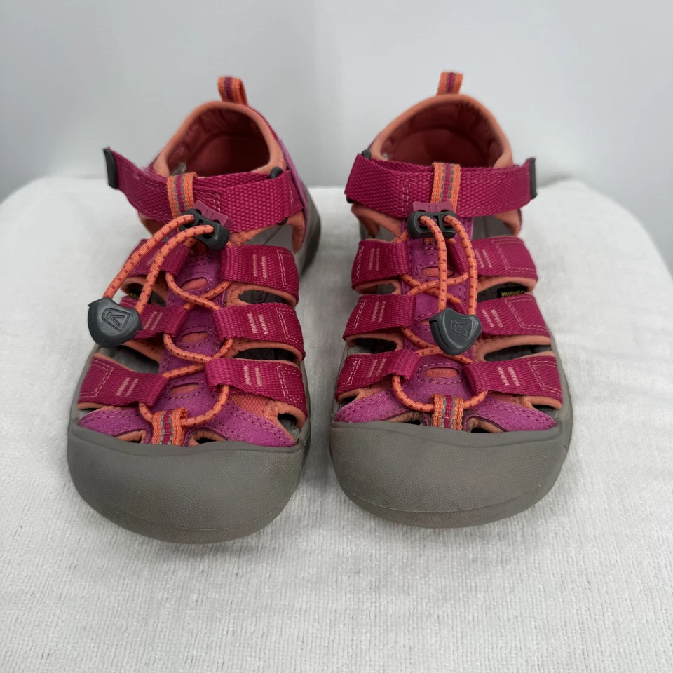 KEEN Newport H2 Sandals Youth Size 1 Pink Orange Water Shoes Girls Sport Kids Foto 1 de 1