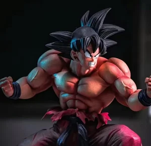 21cm Dragon Ball Z Son Goku Anime Figure Kaioken Action Figure Collezione - Foto 1 di 9