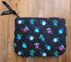Bolsa de cosméticos de maquillaje con cremallera Vera Bradley Daisey Daisey 5" x 7" - Imagen 1 de 4