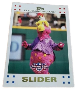 2007 Topps Opening Day Slider #194 Cleveland Indians Mascot Baseball Card (N1 - Picture 1 of 2