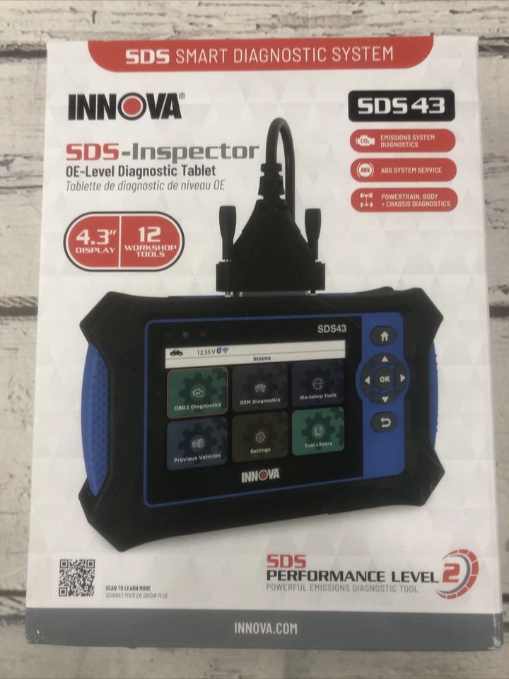 Innova - SDS43 - Herramienta de diagnóstico inteligente - Tableta de diagnóstico a nivel de equipo original Foto 1 de 4
