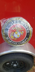 USMC United States Marine Corps Emblem Aluminium Blechschild Semper Fidelis Marines - Bild 1 von 1