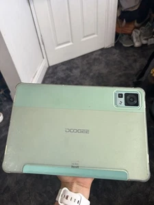 Dooge T30pro Rzadko używany tablet Łatwy w użyciu i do badań z Androidem-zielony - Zdjęcie 1 z 5