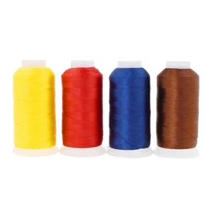 Brown Navy Blue Yellow Red Heavy Duty Thread - 6000 Yds Tex 90 Thread - Bonde... - Picture 1 of 7