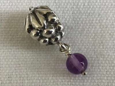 Orig. Pandora Anhänger „Weintraube“, + echtem Amethyst,Silber,ungetragen, selten - Bild 1 von 4