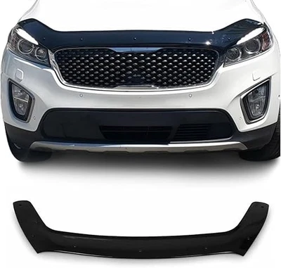 TrailFX Smoke Acrylic Low Bugshield Hood Deflector For 11-15 Kia Sorento 5271H - Image 1 of 2